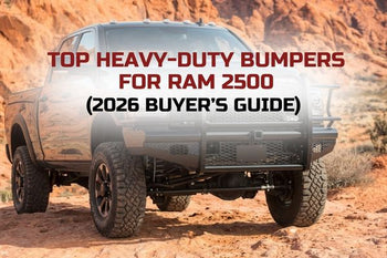 Top heavy‑duty aftermarket bumpers for Ram 2500 trucks, featured in the 2026 buyer’s guide for durability, towing support, and rugged off‑road performance.