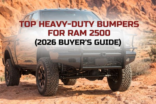 Top heavy‑duty aftermarket bumpers for Ram 2500 trucks, featured in the 2026 buyer’s guide for durability, towing support, and rugged off‑road performance.