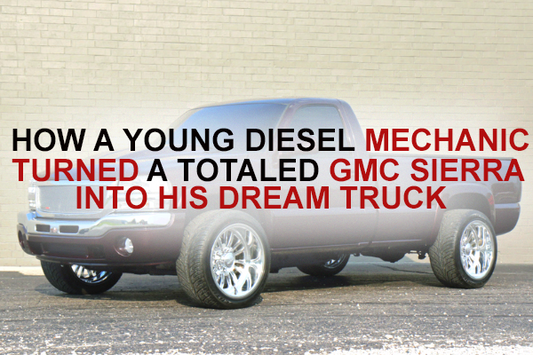 How a young diesel mechanic turned a totaled GMC Sierra into his dream truck