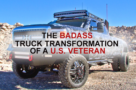 The badass truck transformation of a US Veteran - Bumperonly.com