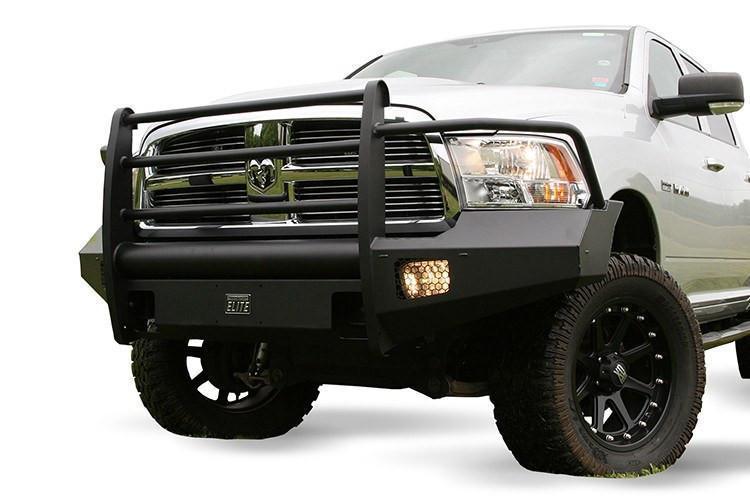 Fab Fours Black Steel Elite Dodge Ram 1500 Front Bumpers