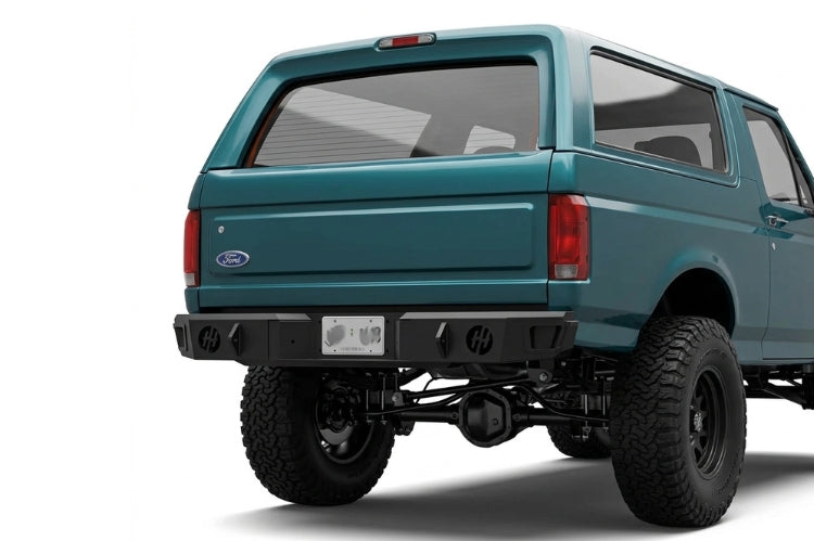 1987–1991 Ford Bronco collections featuring classic truck upgrades, bumper options, and accessories for restoration or custom builds