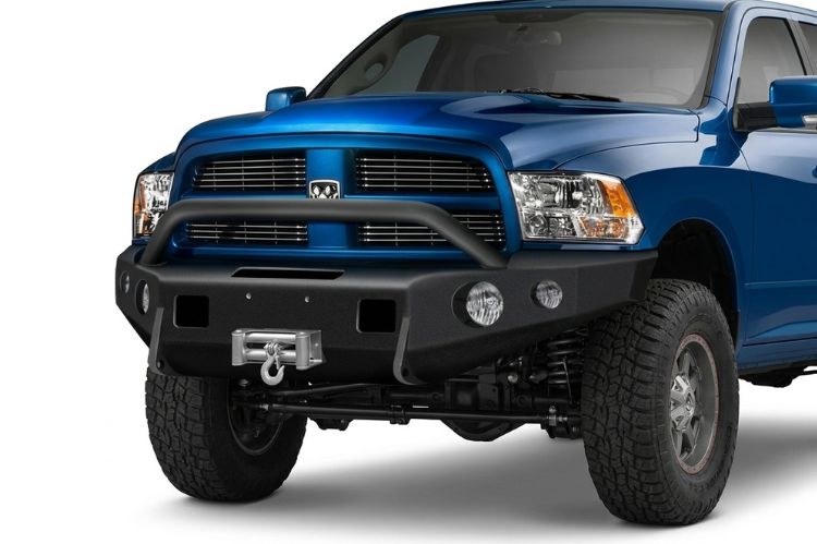 1989–1993 Dodge Ram 2500/3500 heavy‑duty front bumper, aftermarket upgrade built for durability, towing support, and rugged off‑road protection.