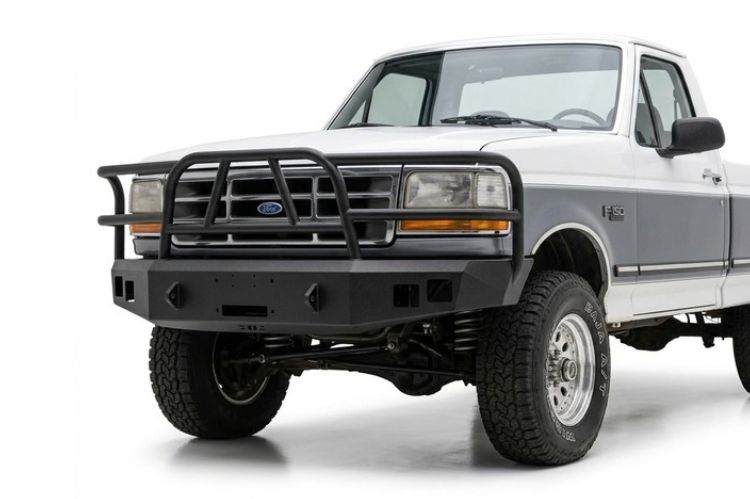 1997–1998 Ford F-450/F-550 Super Duty collections featuring heavy-duty bumpers and truck accessories for work and custom builds