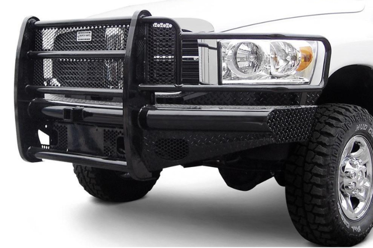 Rugged front bumper upgrades for 2003–2005 Dodge Ram 2500 and 3500 trucks