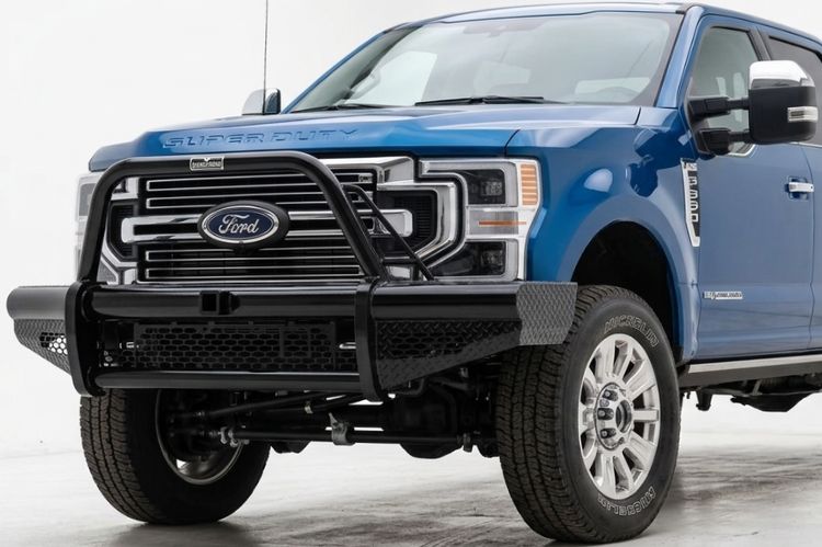 2017–2022 Ford F250/F350 Super Duty bumpers and accessories, heavy‑duty aftermarket upgrades for work, towing, and off‑road performance.