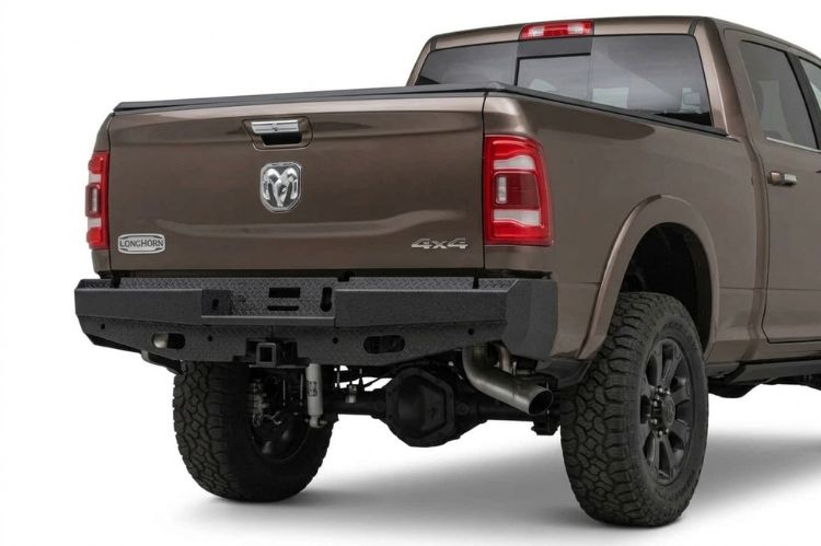  — “2019–2026 Dodge Ram 2500/3500 heavy‑duty rear bumper, aftermarket upgrade engineered for durability, towing support, and rugged off‑road protection.