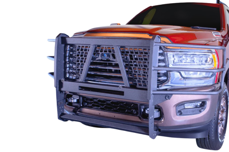 Hammerhead truck grille guards designed for off-road durability and front-end impact defense