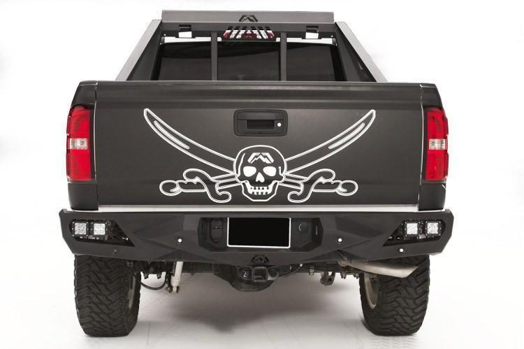 Fab Fours Vengeance GMC Sierra 1500 Rear Bumpers