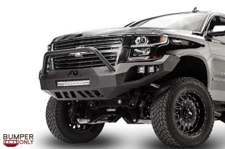 Aftermarket bumpers and accessories for 2015-2019 Chevy Tahoe and Suburban – custom front and rear bumper upgrades for enhanced protection and style.
