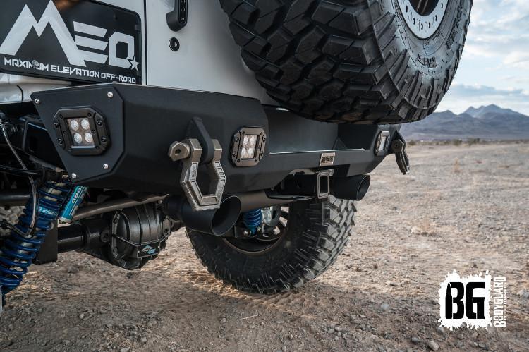 Bodyguard Jeep Wrangler JK Rear Bumpers