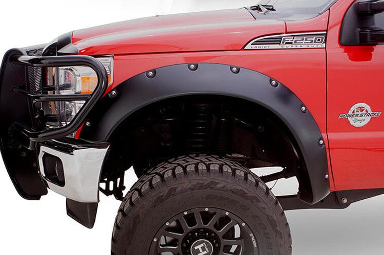 Premium aftermarket truck fender flares for custom wheel protection and rugged style.