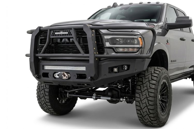 Chassis Unlimited front bumpers designed for truck protection, off-road performance, and bold styling