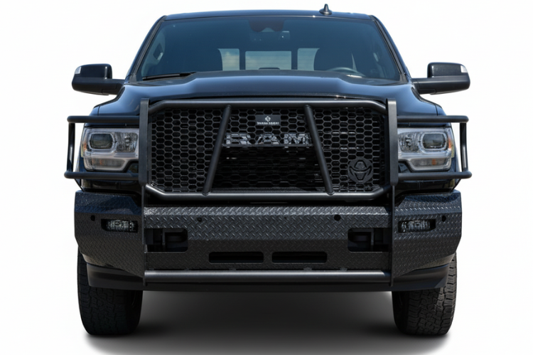 Truck Complete Protection Kit with Front Bumper, Rear Bumper, and Side Steps
