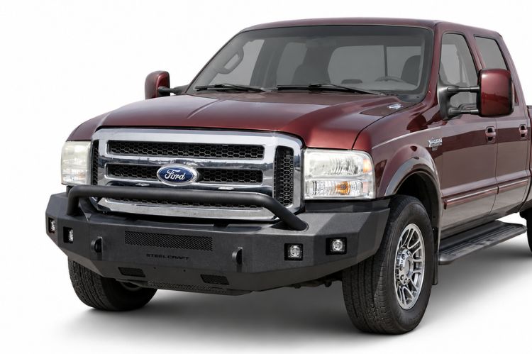 Steelcraft Fortis front bumper collection featuring strong construction, modern styling, and dependable truck front-end protection