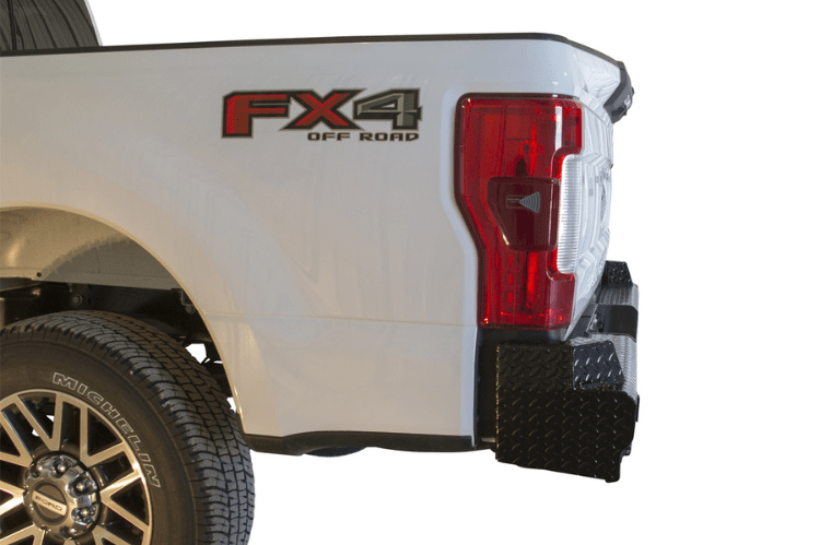 Frontier 100-11-7008 Ford F250/F350 Superduty 2017-2024 Diamond Rear Bumper with Sensor