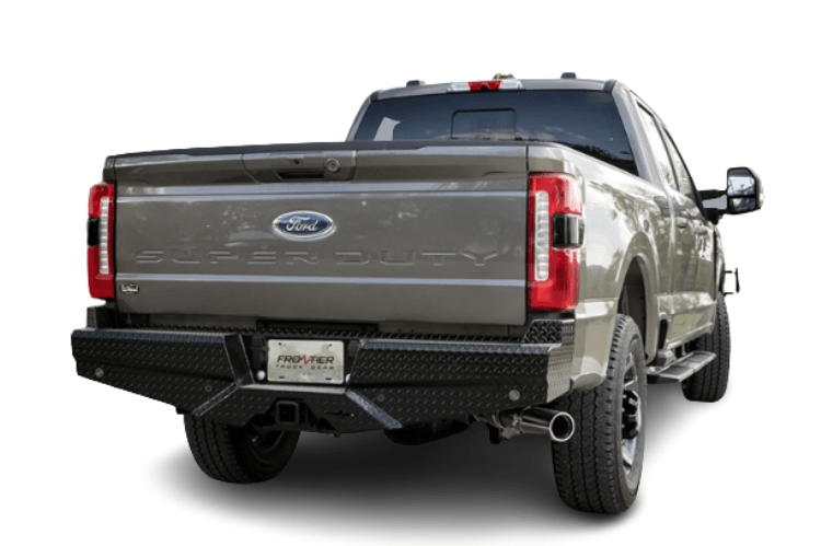 Frontier 100-11-7008 Ford F250/F350 Superduty 2017-2025 Diamond Rear Bumper with Sensor
