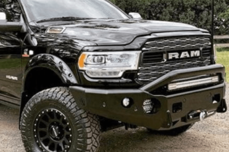 TrailReady 11750P Dodge Ram 2500/3500 2019-2024 Front Bumper Winch Ready with Pre-Runner Guard