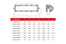 20" Rigid E-Series Pro LED Light Bar with Spot/Driving Combo