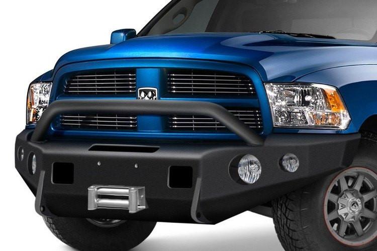 TrailReady 12420P Ford F450/F550 Superduty 2023 Front Bumper Pre-Runner Guard Winch Ready with Adaptive Cruise