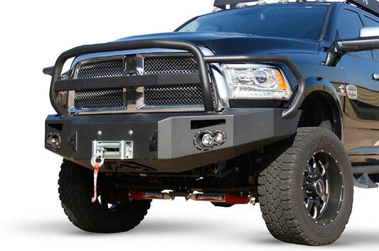 Fab Fours Premium Full Guard Front Bumper 2010-2018 Dodge Ram 4500/5500 DR10-A2950-1