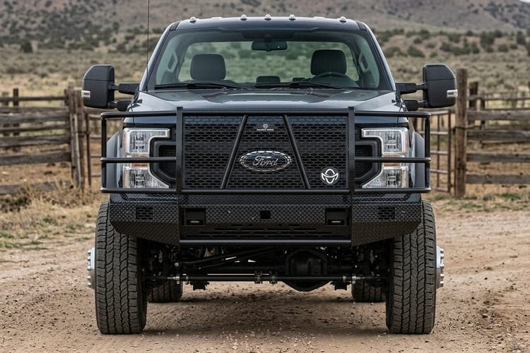 Ranch Hand steel front and rear bumpers for the 2025 Ford F-450 Super Duty Workhorse Kit