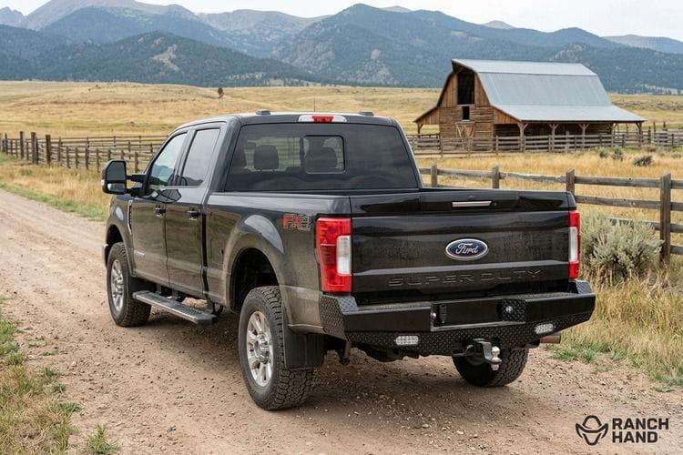 Ranch Hand steel front and rear bumpers for the 2025 Ford F-450 Super Duty Workhorse Kit