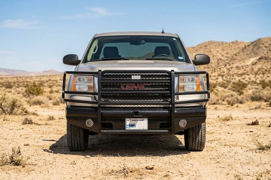 Ranch Hand front and rear bumper kit for the 2026 GMC Sierra 2500HD Workhorse, designed for heavy-duty truck builds