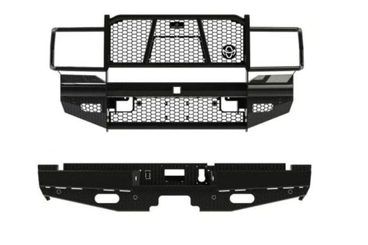 Ranch Hand bumpers for the 2026 Ram 2500 Workhorse Kit with matching front and rear bumper designs