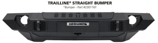 Go Rhino 230116T Jeep Gladiator 2020-2024 Trailline Front Bumper Straight