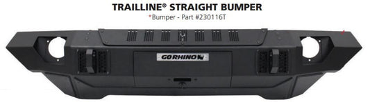 Go Rhino 230116T Jeep Gladiator 2020-2025 Trailline Front Bumper Straight