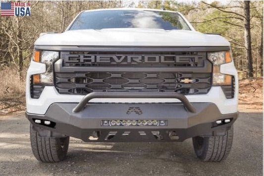 Fab Fours Vengeance Front Bumper Pre-Runner Guard Chevy Silverado 1500 2022.5-2024 CS22-D5662-1