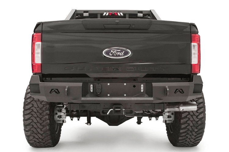 Fab Fours FS17-W4150-1 Ford F450/F550 Superduty 2017-2022 Premium Rear Bumper No Sensor