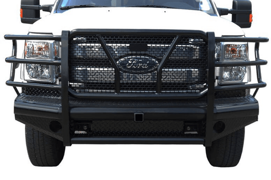 Steelcraft Ford F450/F550 Superduty 2011-2016 HD Replacement Front Bumper With Grille Guard Hitch Receiver HD11370R