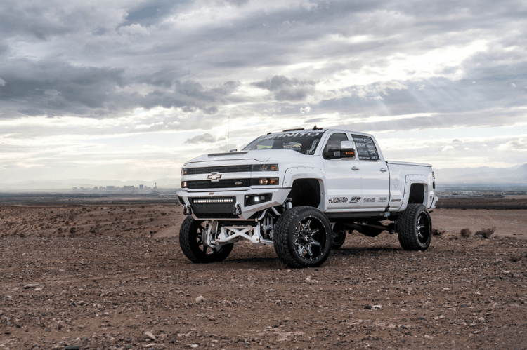 Bodyguard GAC15BN1T Chevy Silverado 2500/3500 2015-2019 A2L Base Front Bumper Single Light Bar Cutout
