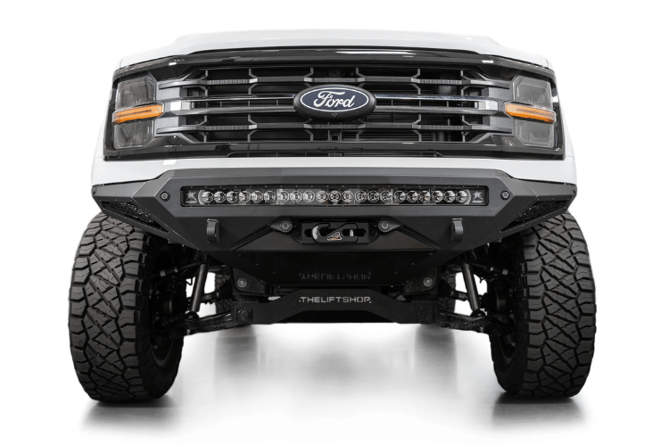 ADD Stealth Fighter front winch bumper for Ford F150 2024–2026 with rugged off-road design