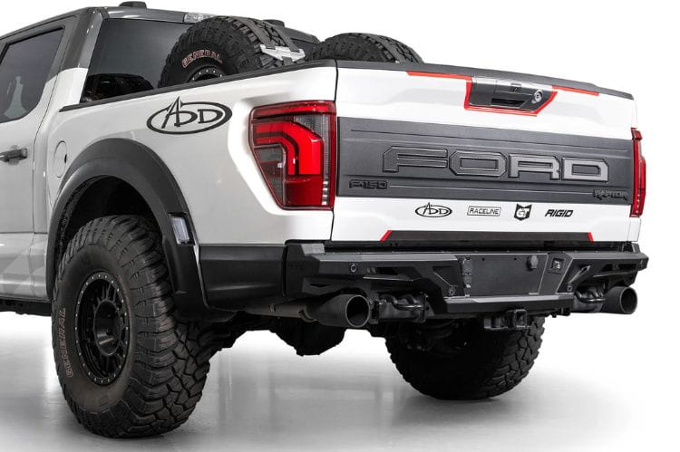 ADD Edge offroad rear bumper R210295090103 for 2021-2026 Ford F150 Raptor durable aftermarket offroad rear bumper