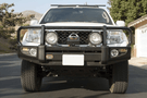 ARB 3438290B Nissan Pathfinder 2009-2012 Deluxe Front Bumper Winch Ready with Grille Guard, Black Powder Coat Finish