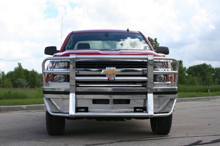 Heavy-duty Ali Arc Classic Chevy Silverado 2500/3500 2015-2019 Front Bumper With Rake CHR194