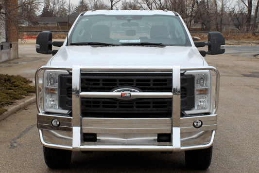 Rugged Ali Arc Classic Ford F450/F550 Superduty 2023-2026 Front Bumper with Fog Light Cut Outs and Rake FDR280L