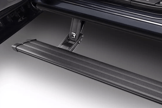 Amp Research PowerStep Vision 96365-01A running boards for 2025 Ram 2500/3500 with textured powder-coated finish