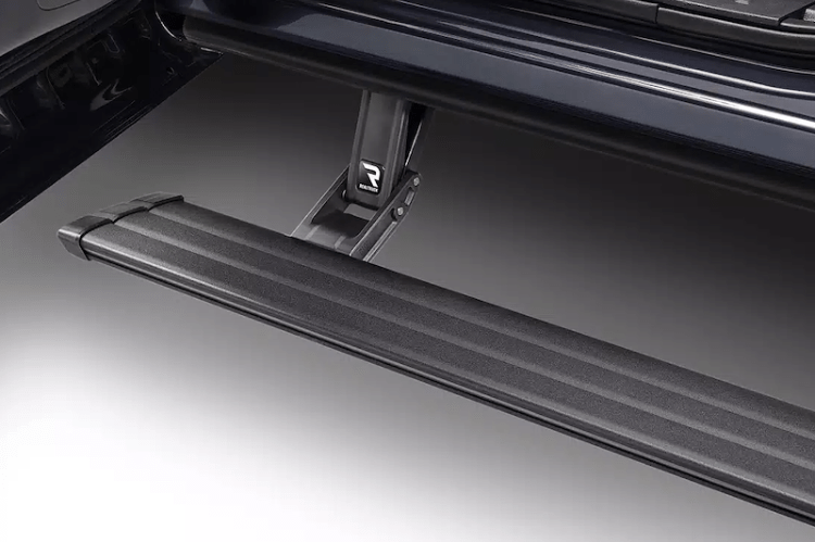 Amp Research PowerStep Vision 96365-01A running boards for 2025 Ram 2500/3500 with textured powder-coated finish