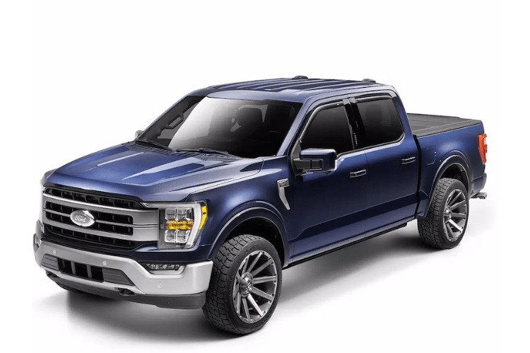 Amp Research PowerStep Vision 96365-01A running boards for 2025 Ram 2500/3500 with textured powder-coated finish
