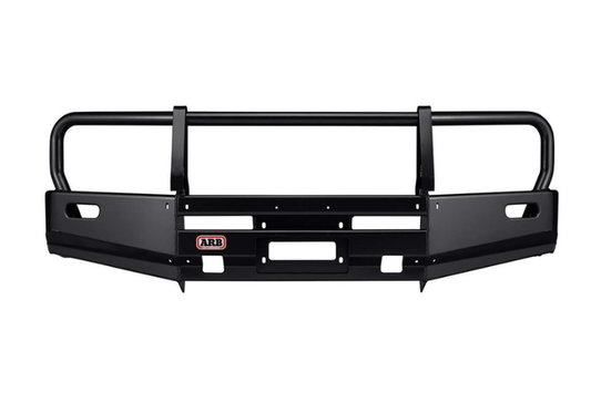 ARB 3423030B Toyota Tacoma 2005-2011 Deluxe Front Bumper Winch Ready with Grille Guard, Black Powder Coat Finish