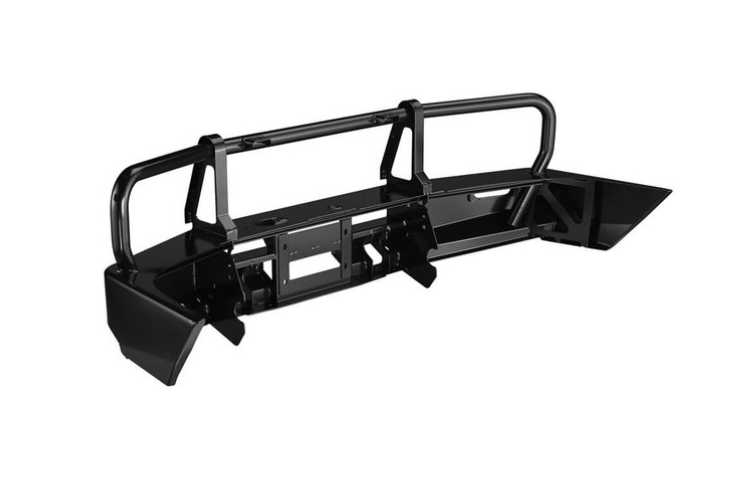 ARB 3423030B Toyota Tacoma 2005-2011 Deluxe Front Bumper Winch Ready with Grille Guard, Black Powder Coat Finish