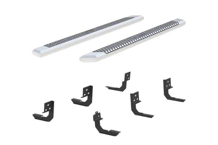 Aries AdvantEDGE chrome aluminum running boards for Dodge Ram 2500/3500