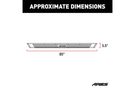 Durable Aries AdvantEDGE black aluminum side bars for Dodge Ram 2500/3500 trucks.