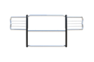 Polished stainless steel Aries Grille Guard 3071-2 installed on Ford F150 for heavy-duty front-end protection