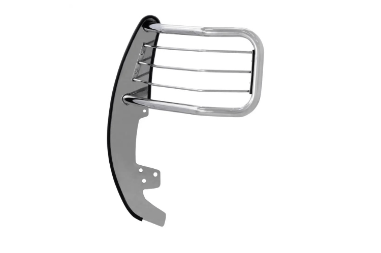 Aries polished stainless grille guard for 2007-2013 Chevy Silverado 1500, heavy-duty protection