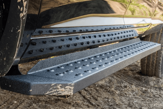 Aries RidgeStep Running Boards Black Steel 6-1/2" 2055513 Dodge Ram 2500/3500 2010-2025